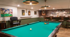 Basement remodel: Billiards & Brews: An English Pub Style Basement