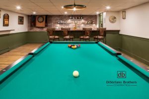 Basement remodel: Billiards & Brews: An English Pub Style Basement