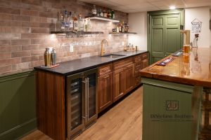 Basement remodel: Billiards & Brews: An English Pub Style Basement