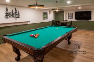Basement remodel: Billiards & Brews: An English Pub Style Basement