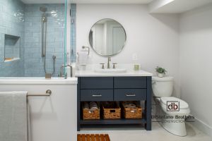 Coastal Comfort & Custom Gym Basement Remodel
