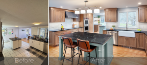 east bay kitchen remodel before and after photo