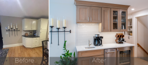 Lincoln Living Interior and Exterior Remodel Before and After