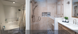 Lincoln Living Interior and Exterior Remodel Before and After